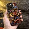 Крутой чехол из ТПУ с граффити и механическим узором для Xiaomi Mi 14 13 12 13T 14T Pro 11 Lite 5G NE Poco F6 X5 X6 M6 Pro Жесткая задняя крышка