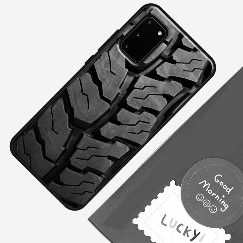 Tire Tread Wheel Phone Case For Samsung Galaxy S24 Ultra S20 S21 S22 S23 S25 Plus S9 S10 S24 FE Cover Shell