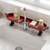 with Hook Faucet Sink Shelf Removable Sink Drying Rack Fashion Faucet Drain Organizer  Bathroom