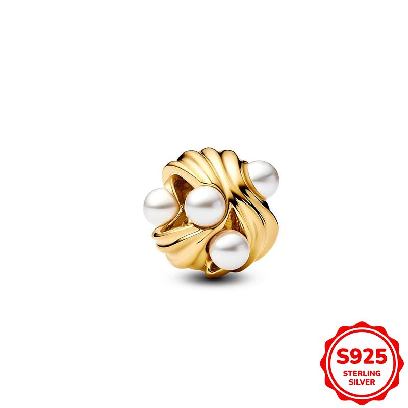 Оригинальные белые бусины-шармы в виде щенка, креветки-богомола и ленивца, подходят для браслета/ожерелья 3 мм для женщин, роскошный подарок для изготовления DIY-украшений