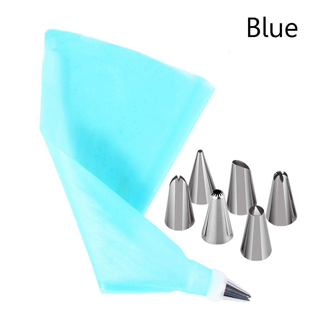 Stainless Steel Cake Decorating Fondant Baking Mold Ice Cream Tool Icing Piping Nozzles Pastry Bag