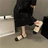 Fashion Woman Flats Round Toe Japanese Style Lolita Gothic Black Mary Jane Modest Korean Fashion Y2k Vintage Summer 2025 Shoes for Women