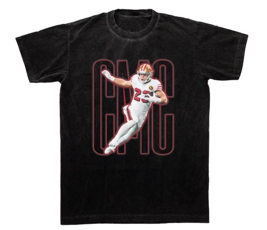 Christian McCaffrey CMC Oversized Bootleg NFL Tee