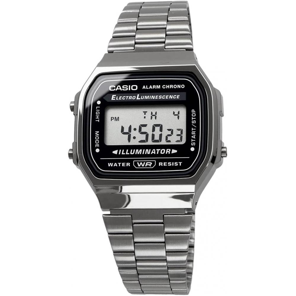 Casio Цифровые часы Мужские Женские Детские Серый Металлик A168wgg 1a