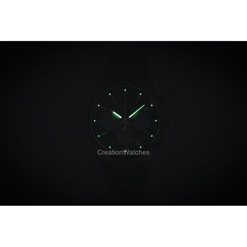 Seiko Спортивный хронограф Нержавеющая сталь Зеленый циферблат Кварцевый SSB461P1 100М Мужские часы