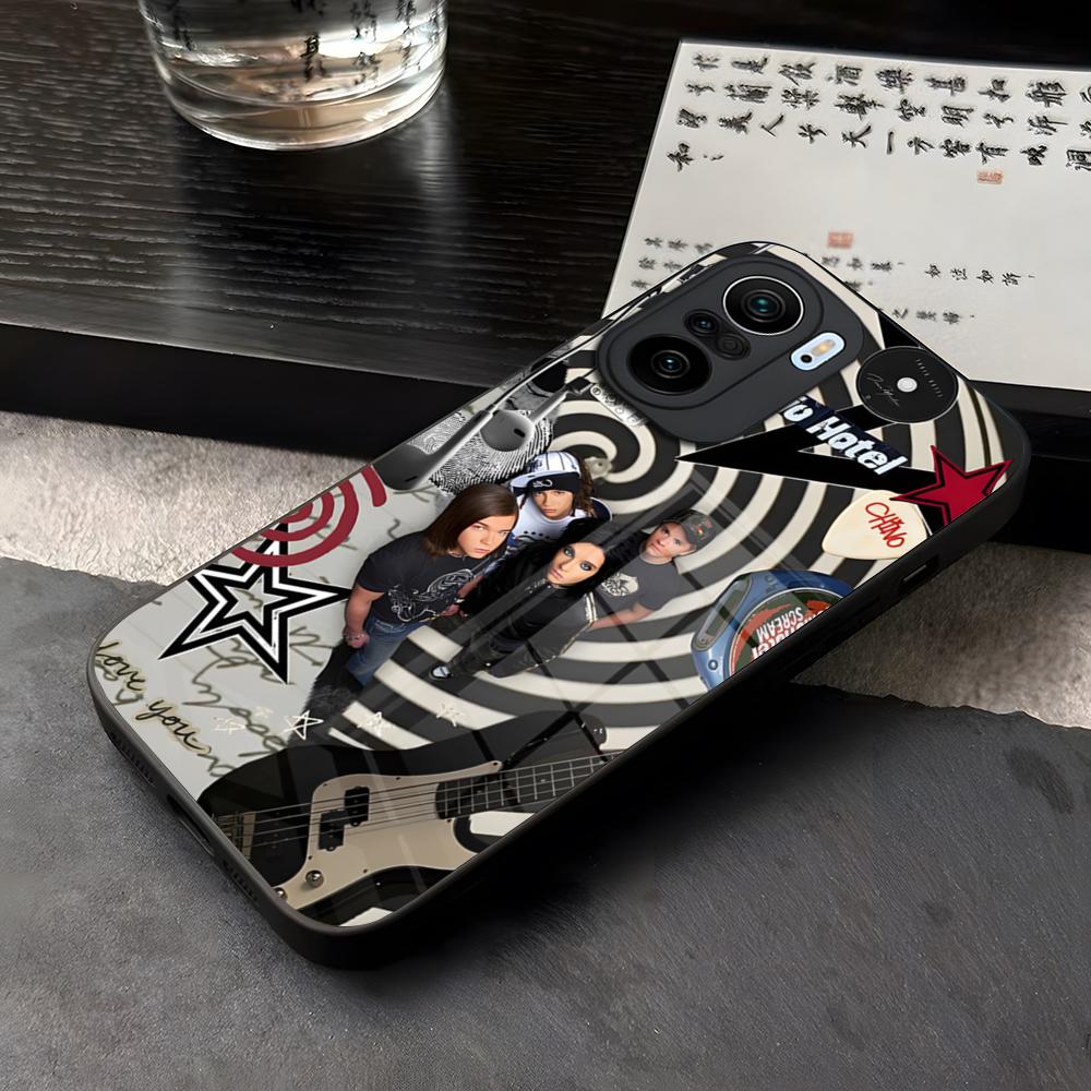 Чехол для телефона Band T-tokio Hotel из закаленного стекла для Xiaomi Redmi Note 13 11 10 9 8 S T Poco M4 F3 X3 Pro Coque