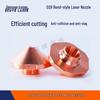 High-Speed Laser Cutting Nozzle for Sheet Metal - Purple Copper, Single/Double Layer