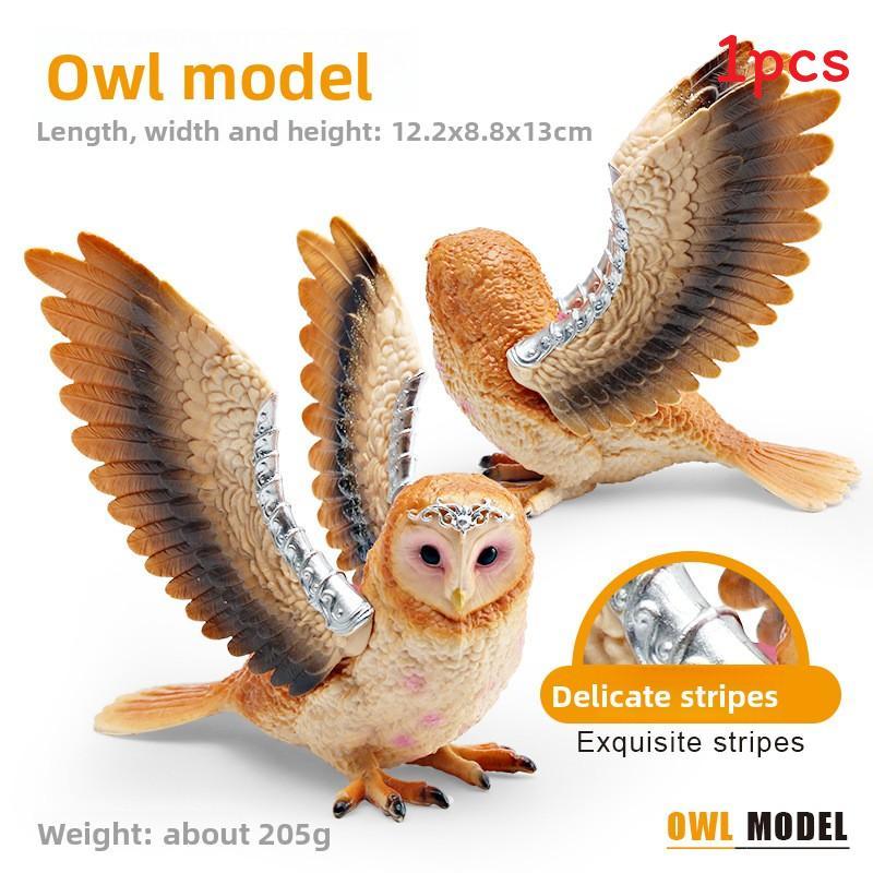 Realistic Owl Wildlife Animal Pvc Model For Kids Learning And Collecting