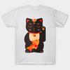 T Shirt Women Beckoning Cat Harajuku Print Kawaii Tshirt Summer Short Sleeve Female T-Shirt Top Tee