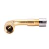135 Degree Brass Air Tyre Valve Schrader Valve Stem with Extension Adapter for Car Truck Motorcycle