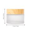 Screw Cap Frosted Glass Cream Jar Round Scrub Sub-bottling Portable Cream Bottle  for Makeup Vials