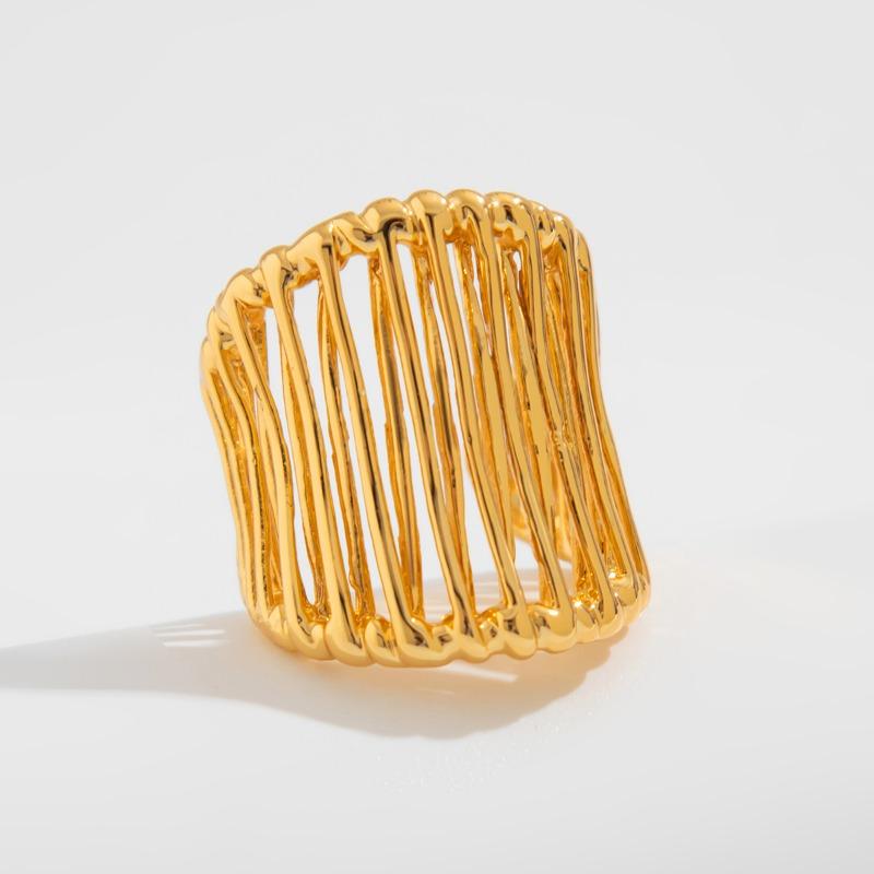 Горячая распродажа нового продукта: Кольцо с нерегулярными крестообразными линиями, сложенное в стопку