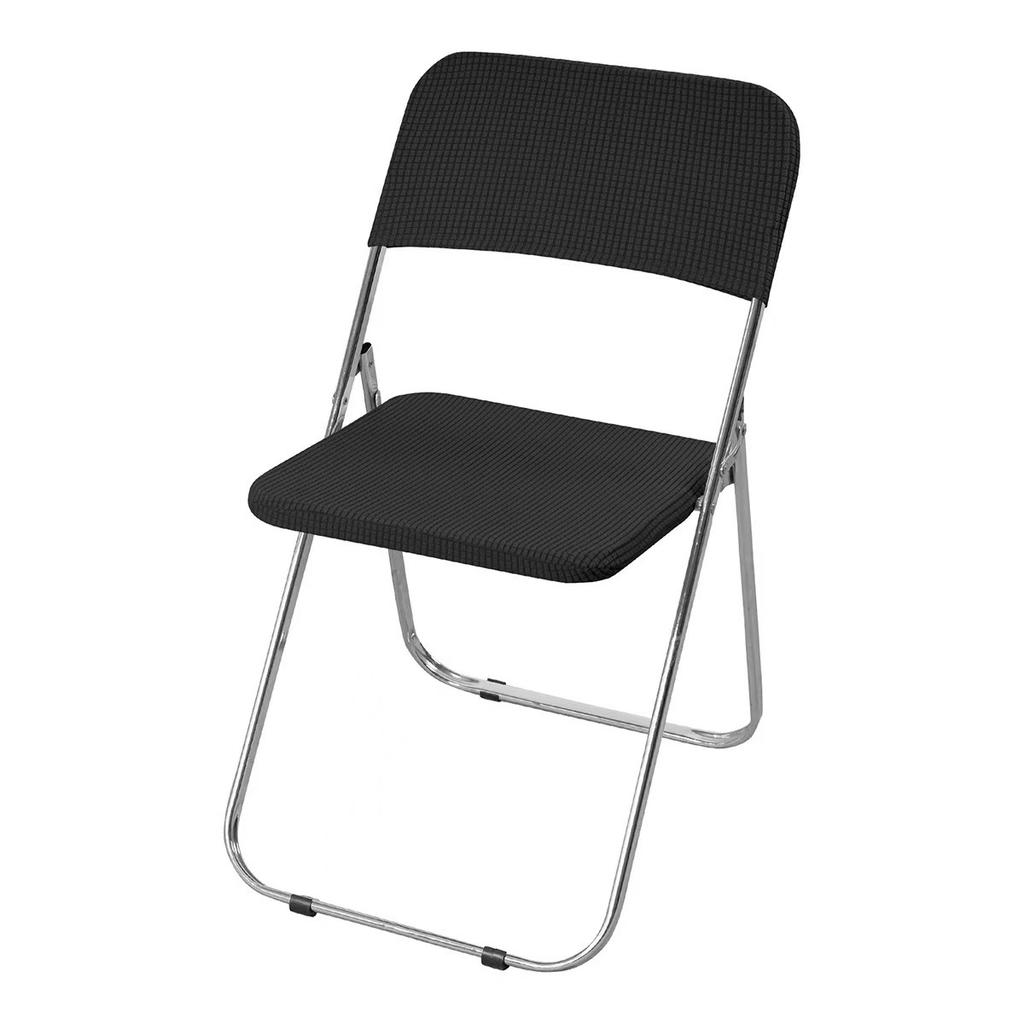 New Thickened Anti-slip Folding Chair Cover Universal Elastic Velvet Folding Chair Cover Four Seasons Simple Style