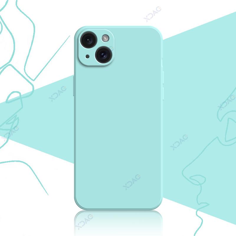 Роскошный мягкий чехол для iPhone 14 15 Pro Max Plus 5G 360 Edge защитный жидкий силиконовый корпус для мобильного телефона