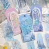 10Pcs Pearlescent PVC Dream Series Bookmarks Fluorescent Kawaii Book Page Markers for Reading Ins Style Stationery Gift