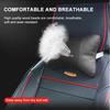 Fashion Car Seat Headrest Auto Logo Neck Pillow Car Accessories For Porsche 911 918 928 944 968 Boxster Carrera-GT Cayenne Macan Panamera