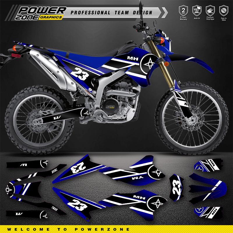 PowerZone Индивидуальный Комплект Наклеек с Графикой Команды Для Мотоцикла YAMAHA 2020 2019 2018 2017 2016 2015-2008 WR250R