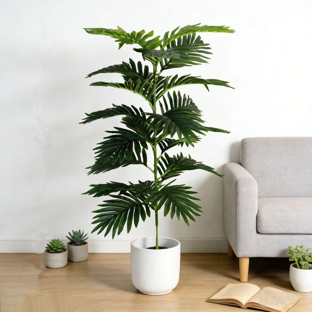 Large Size Fake Plants 23 Leaves Large Artificial Ficus Artificial Ficus Tree Cafe Decor