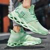 Men Fashion Knitted Running Sports Shoes Breathable Causal Sneakers Light Elastic Outdoor Shoes for Jogging Training