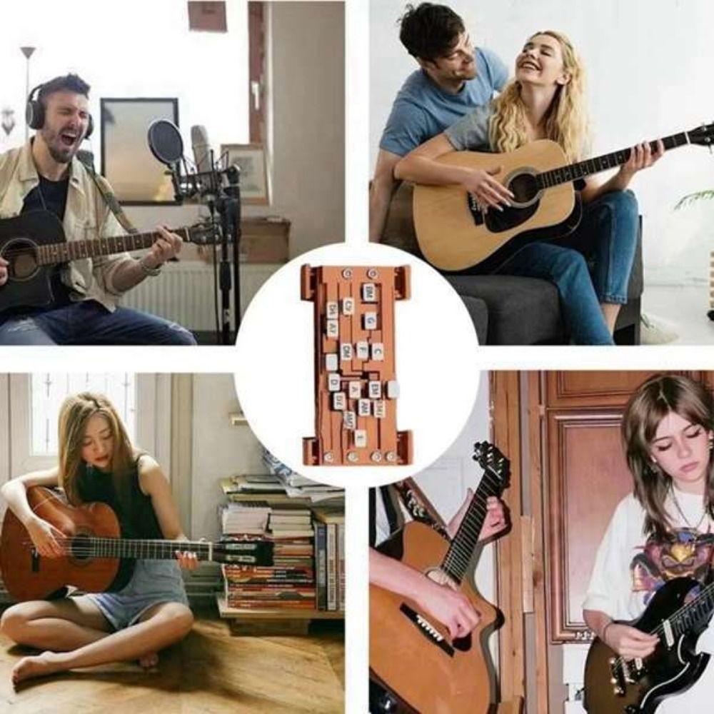 Portable Design Guitar Chord Trainer One-Touch Switching Guitar Teaching Trainer for Guitarists