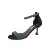 New Fashion High Heels Shoes Women Pumps Patent Wedding Heel Sandals Stiletto Strappy Heels Sexy Heels Slingback Hollow