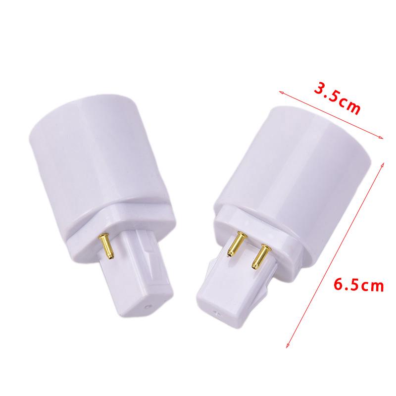 Переходники с цоколя G24 на E27 для лампочек, цоколь для лампочек, конвертер для галогенных ламп