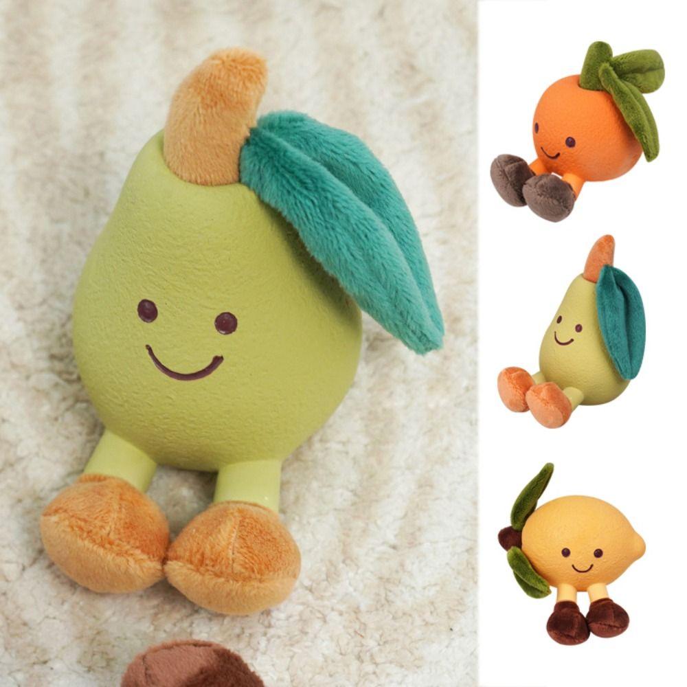 Colorful Pet Latex Plush Toys Fruit Series Dog Chew Toy Dog Squeaky Sound Toys  for Dogs Puppy