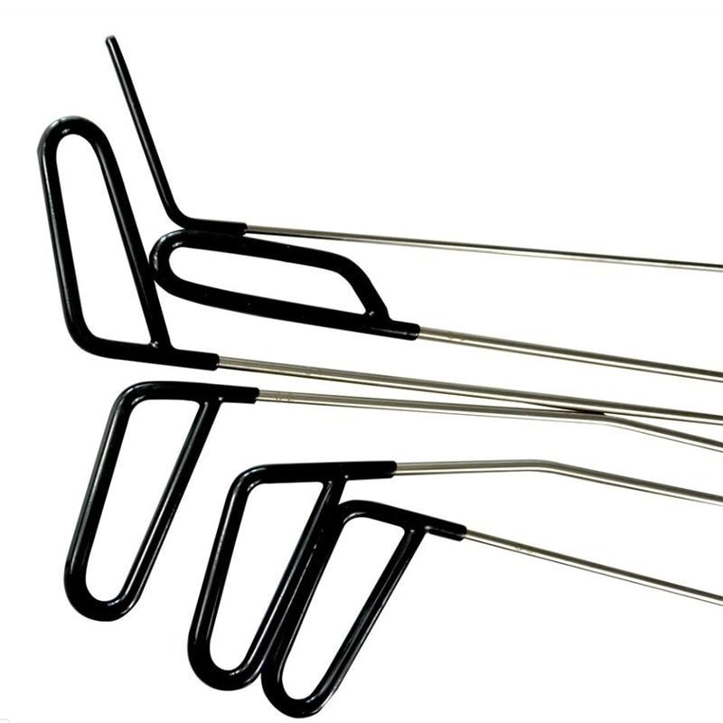 Автомобильные инструменты, крючки, стержни, набор для ремонта вмятин без покраски, автомобильные инструменты, инструменты для удаления вмятин на двери, града, нажимные крючки