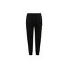 Comfortable Breathable Sweat-Absorbing Cuffed Knitted Sports Pants Unisex Bottoms Black AKLTC39-1