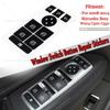 1 Pcs Car Window Control Switch Button Repair Stickers Deacal For Mercedes For Benz 2007-2014 Button Repair Kit Fix Ugly Button