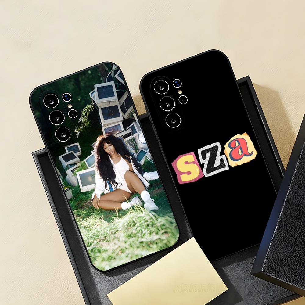 Singer SZA Lana Phone Case For Samsung S26 S25 S24 FE S23 S22 S21 Plus S20 Ultra Note20Ultra Black Soft Shell