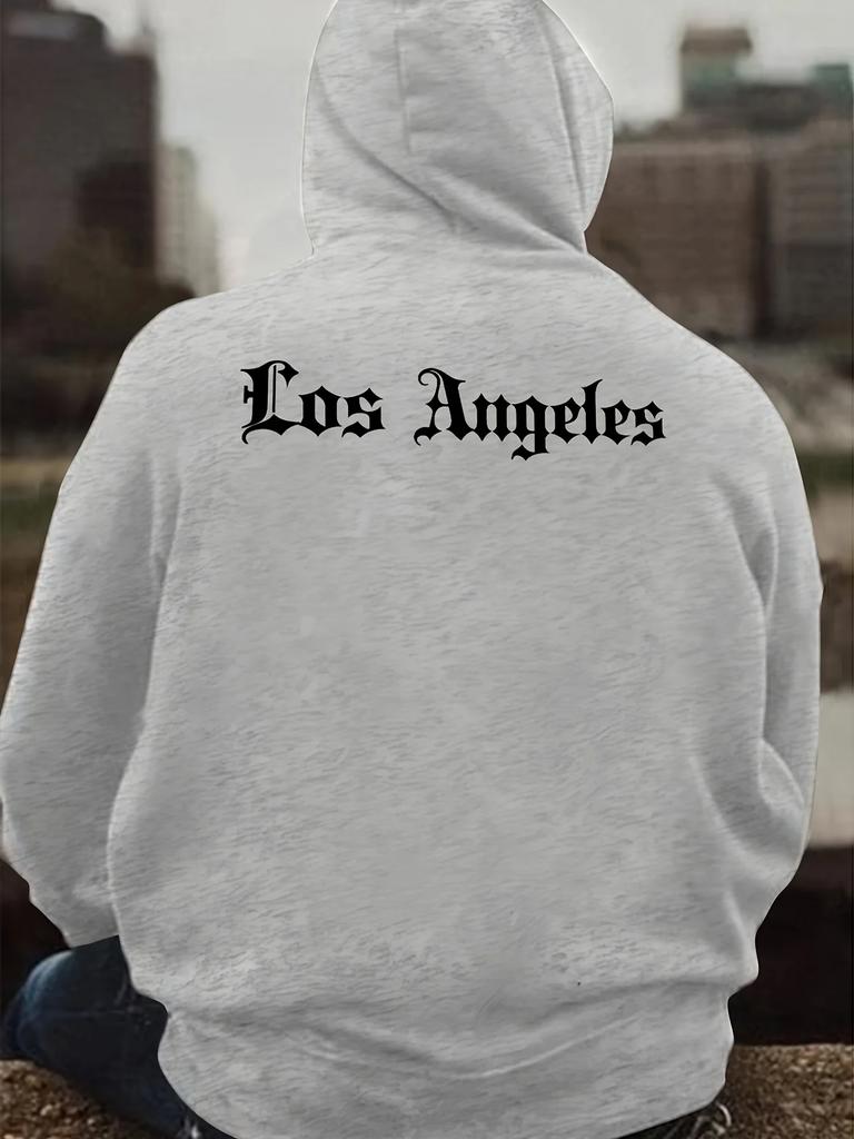 2025 men's women's trendy loose hooded sweatshirt front back