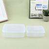 300/500 мл Прозрачный пластиковый прямоугольный контейнер для хранения, Специальный для холодильника, Герметичный, Пищевой, Кухонный контейнер для хранения