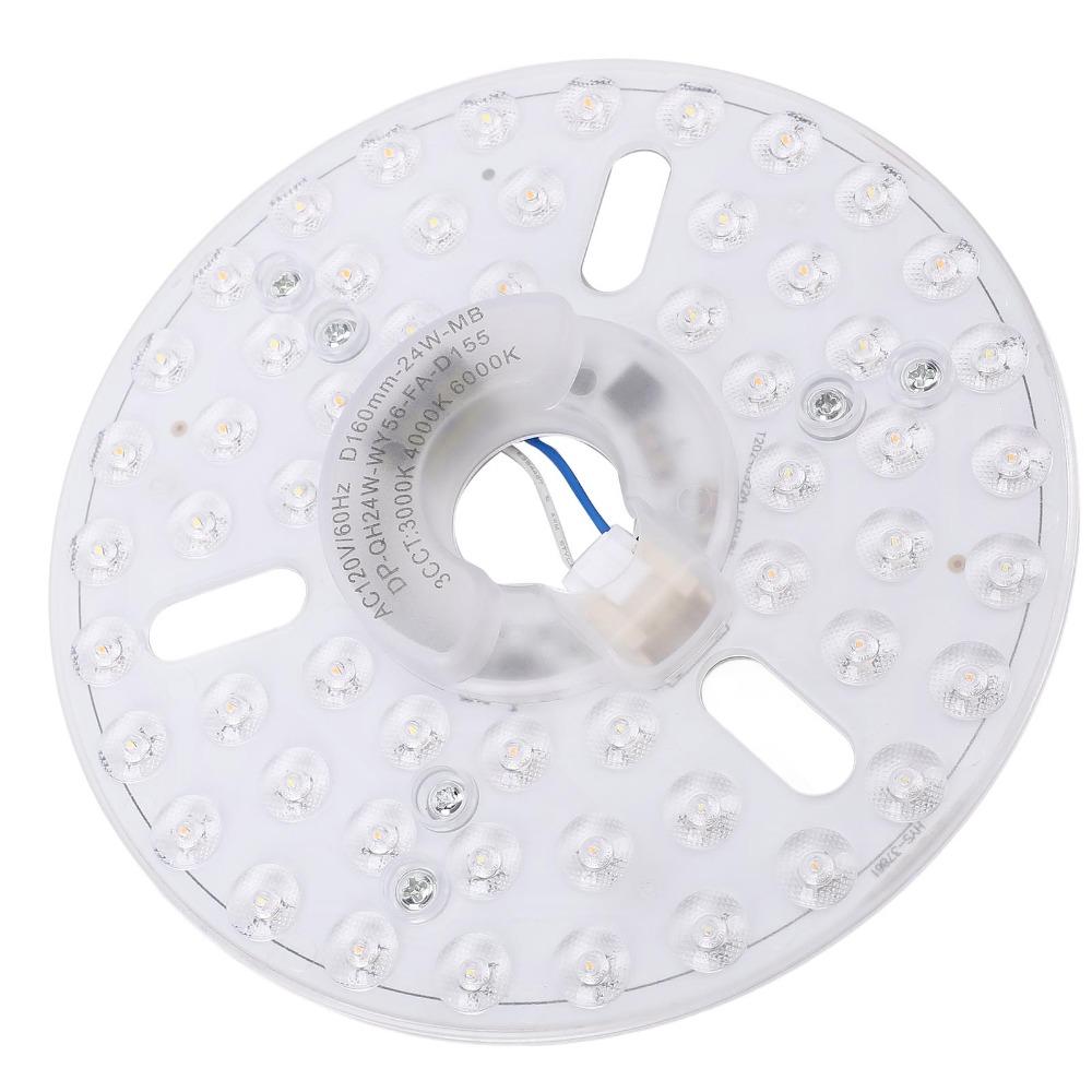 24W LED Ceiling Fan Light Kit Dimmable Ceiling Fan Light Replacement Board Chandeliers