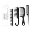 4Pcs Wide Tooth Curl Comb Detangling Comb Texture Comb For Women Curly Wet/Dry Wavy Thick Hair Wigs Salon Barber Hairstyle Tool