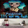 Personalized Sally Face Background Tapestry,Custom Name Birthday Party,Multifunctional Wall Decoration for Home Decor,Various Occasions
