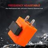 SEAMETAL Turn Indicator Light LED Flasher Adjustable Frequency Motorcycle Motorbike Direction Light 12V Flash Relay