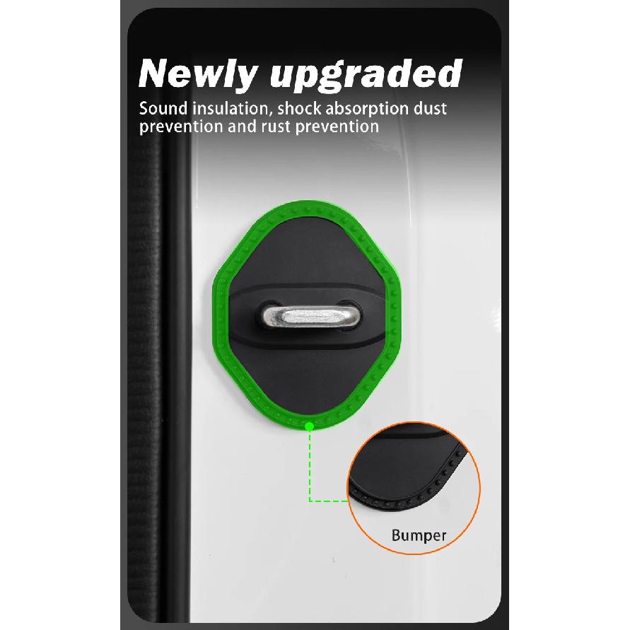 2/4Pcs Silicone Car Door Lock Cover Protective Decoration Case For Honda HR-V/ZR-V/Vezel GH1/GH2 GH3/GH4 GH RU V