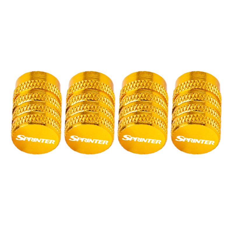 4pcs Car Wheel Tire Valve Caps Tyre Stem Covers Airdust Waterproof For Mercedes Benz SPRINTER W901 W906 W907 Accessories ak1