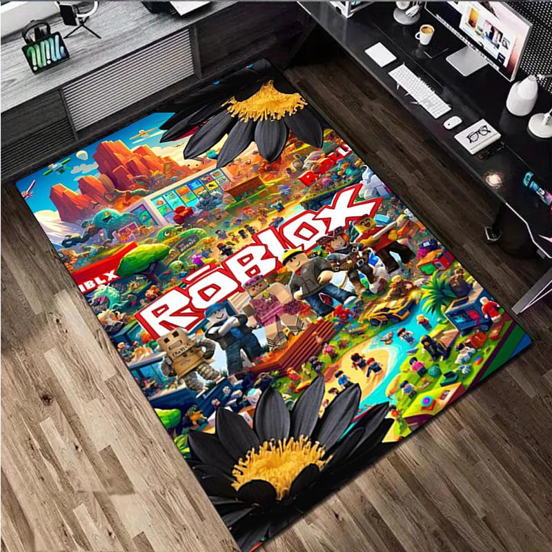 Roblox Home carpet Office Decorative Carpet For Living Room Bedroom Door Mat Floor Rug Computer Chair Area Rug