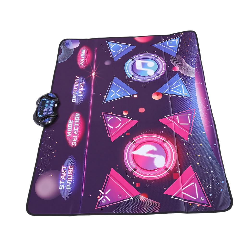Детский танцевальный коврик Музыкальный электронный танцевальный коврик 8 игровых режимов Игра для двух игроков Интерактивная игра Тихий для мальчиков и девочек День рождения
