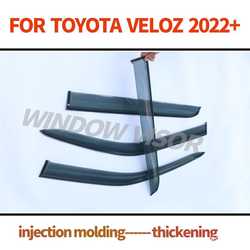 For TOYOTA Veloz 2022+Window visor Side Window Deflector Weathershield Sun Rain Guard
