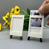 Креативный пластиковый 3D-печатный мини-фоторамка Минималистичные декоративные держатели для фотодисплея Стойка для демонстрации открыток Подарок