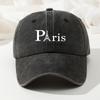 Бейсболка с Эйфелевой башней в Париже | Винтажный Snapback, Черно-белая Ретро-шляпа для Путешествий и Повседневной Носки