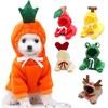 New Animals Costume Winter Outfit Dog Winter Clothes Fruit Puppy Coat Dog Jumpsuit Pet Hoodie