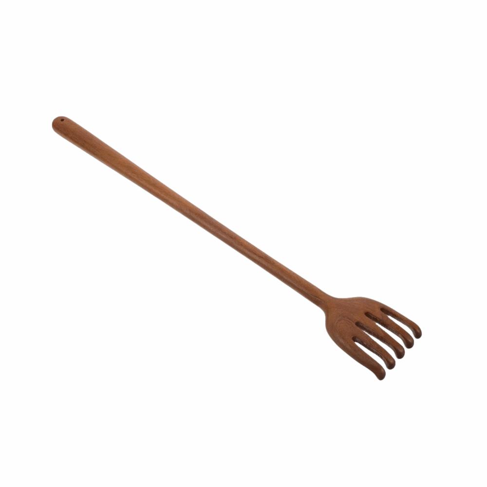 Golden Sandalwood Itching Rake Wooden Massage Claw Relaxation Tool Wooden Back Scratcher Travel