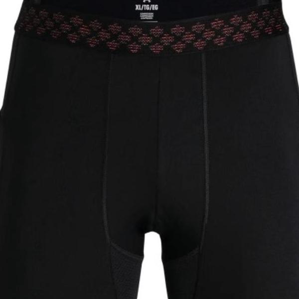 Under Armour Спортивные леггинсы SmartForm Rush Solid, мужские, черные 1383318-001