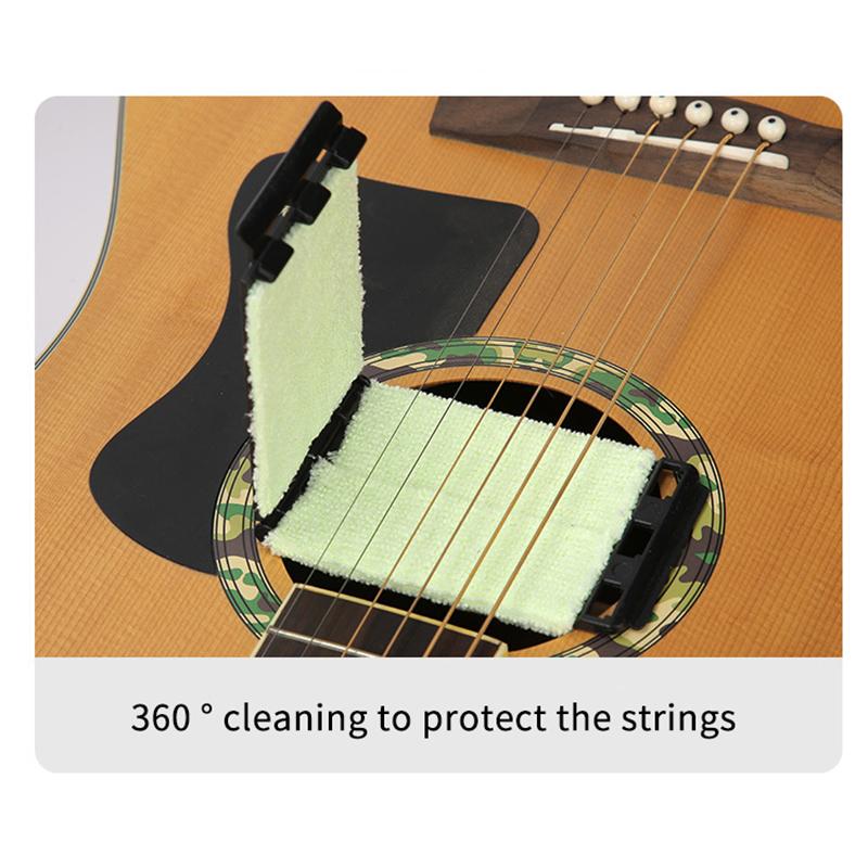 Чистящее средство для струн гитары, чистящая салфетка для грифа, средство для ухода и обслуживания скрипки, бас-гитары, укулеле, электрогитары