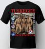 ФУТБОЛКИ TUSKEGEE AIRMEN, МУЖЧИНЫ ЧЕСТИ, TRIPLE NICKLES, ЧЕРНЫЕ ВОЕННОСЛУЖАЩИЕ Унисекс Футболка
