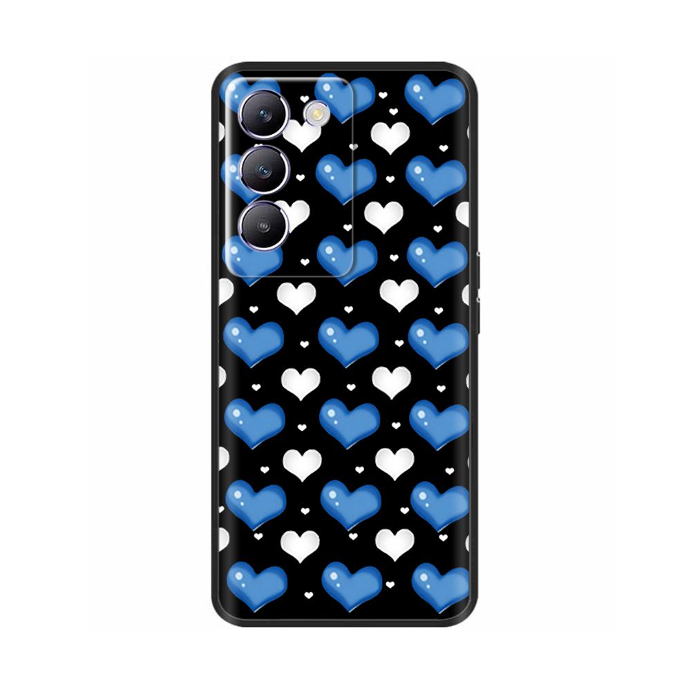 For Vivo V30 V40 SE Phone Case Shockproof Silicone Soft Bumper Cases For Vivo V40 SE V30 SE Luxury Painted Protection Back Cover